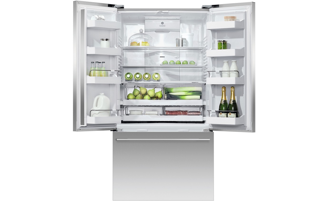 Fisher & Paykel 569L Series 7 French Door Refrigerator Freezer, Ice & Water RF610ADUX5