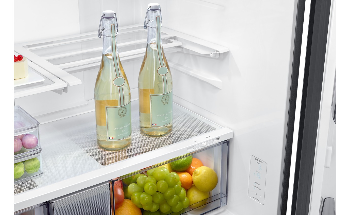 Samsung 648L French Door Refrigerator (Matte Black) SRF7400BB