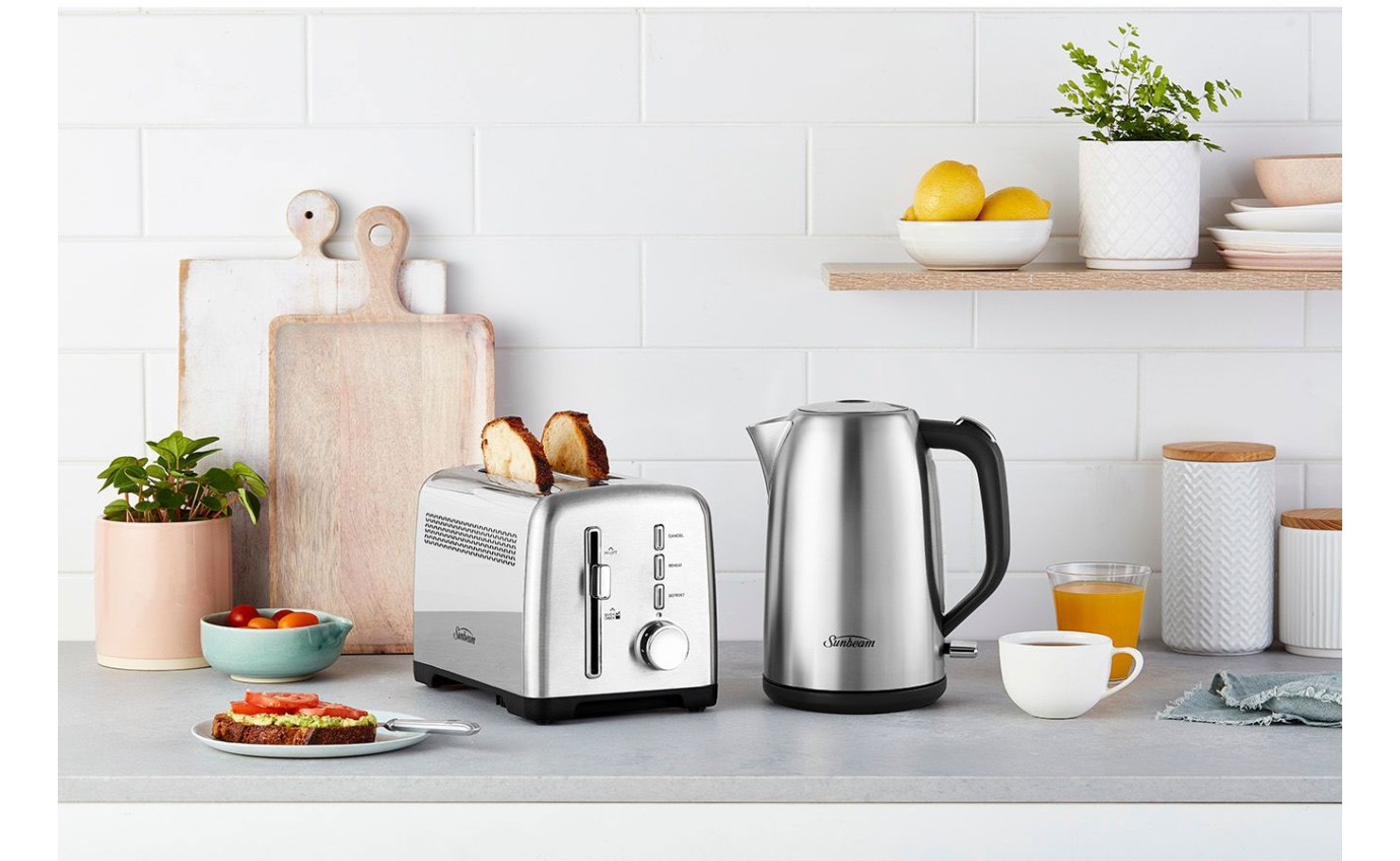Sunbeam Fresh Start™ 2 Slice Toaster (Stainless Steel) TAM1002SS