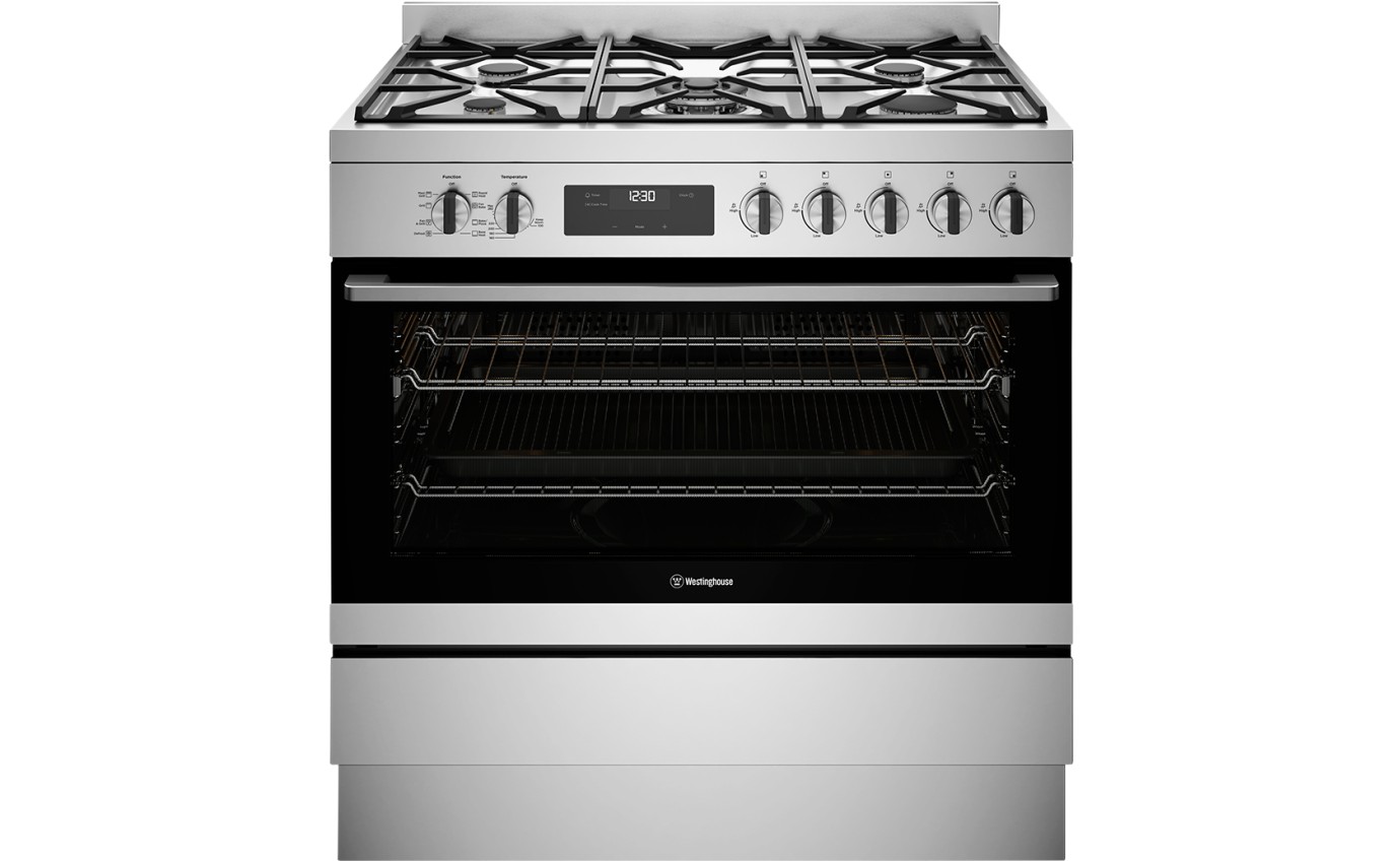 Westinghouse 90cm Dual Fuel Freestanding Cooker WFE9515SD