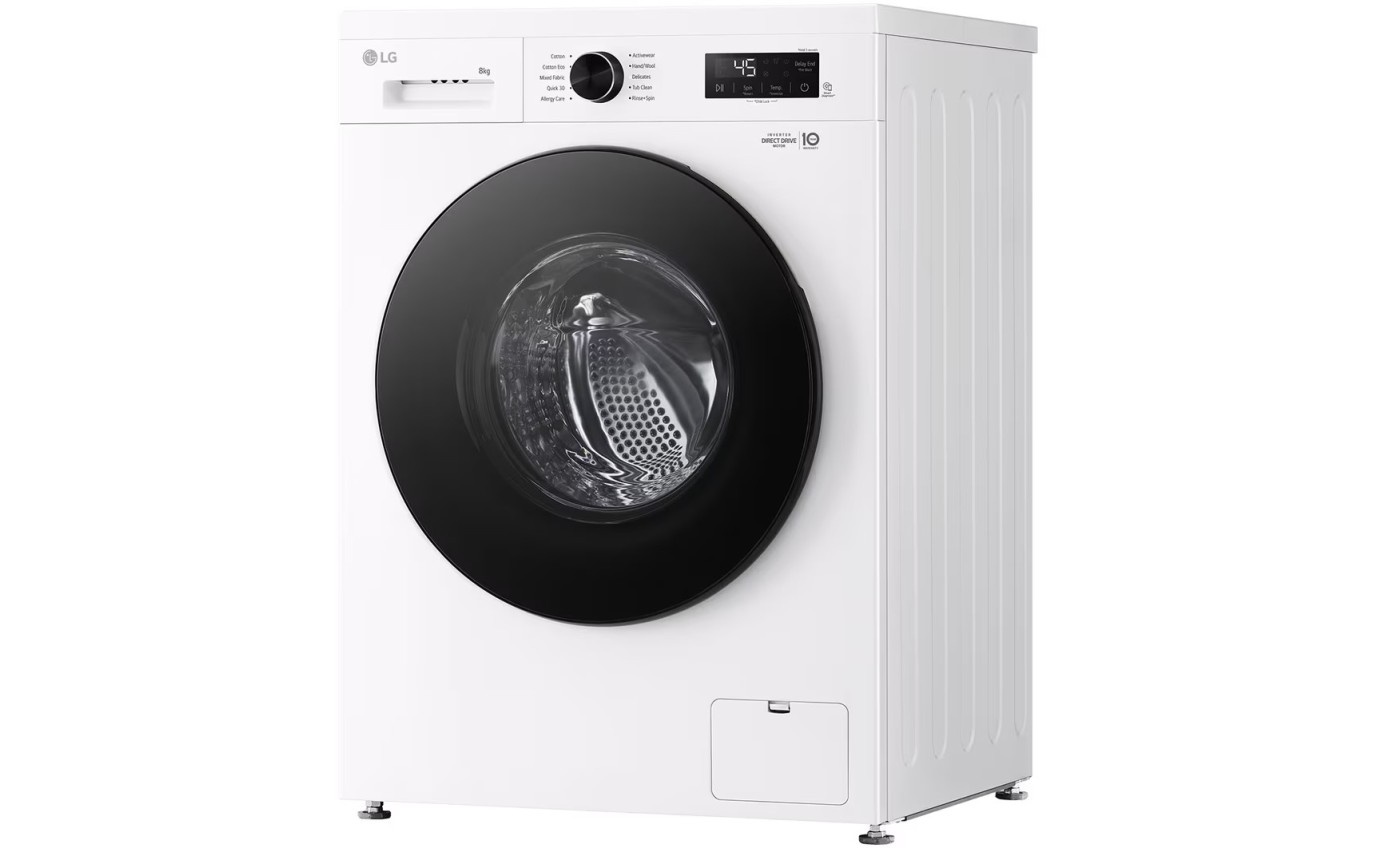 LG 8kg Series 1 Front Load Washing Machine with Steam WV11208W