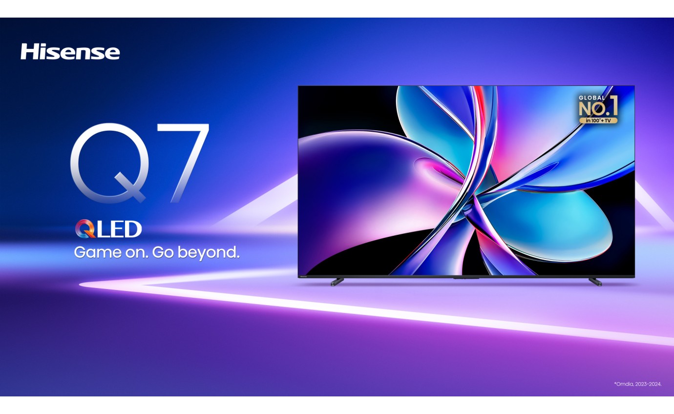 Hisense 100 inch Q7QAU 4K QLED 144Hz Smart TV 100Q7QAU