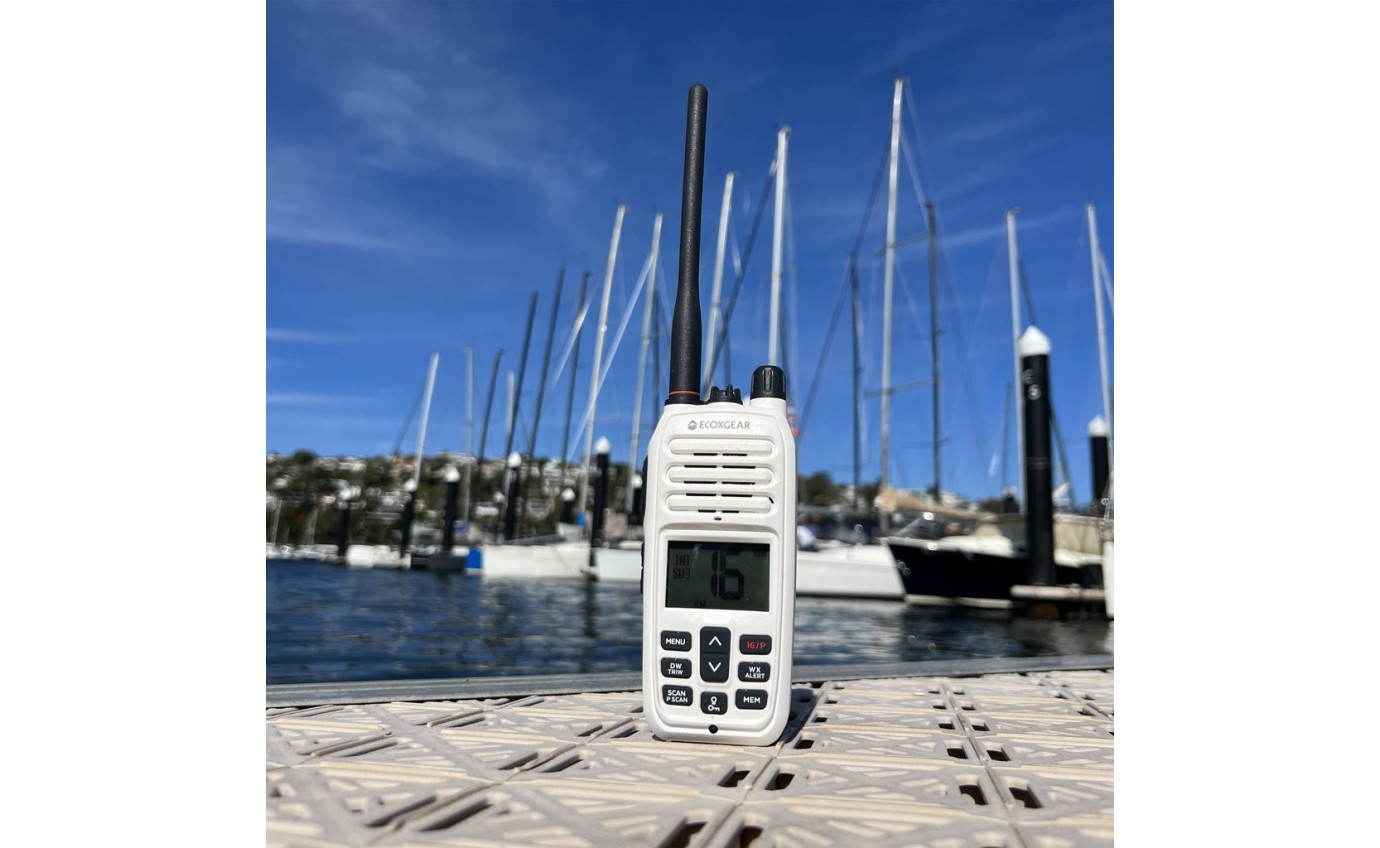 ECOXGEAR EXM300 6W IP67 VHF Marine Handheld Radio EXM600