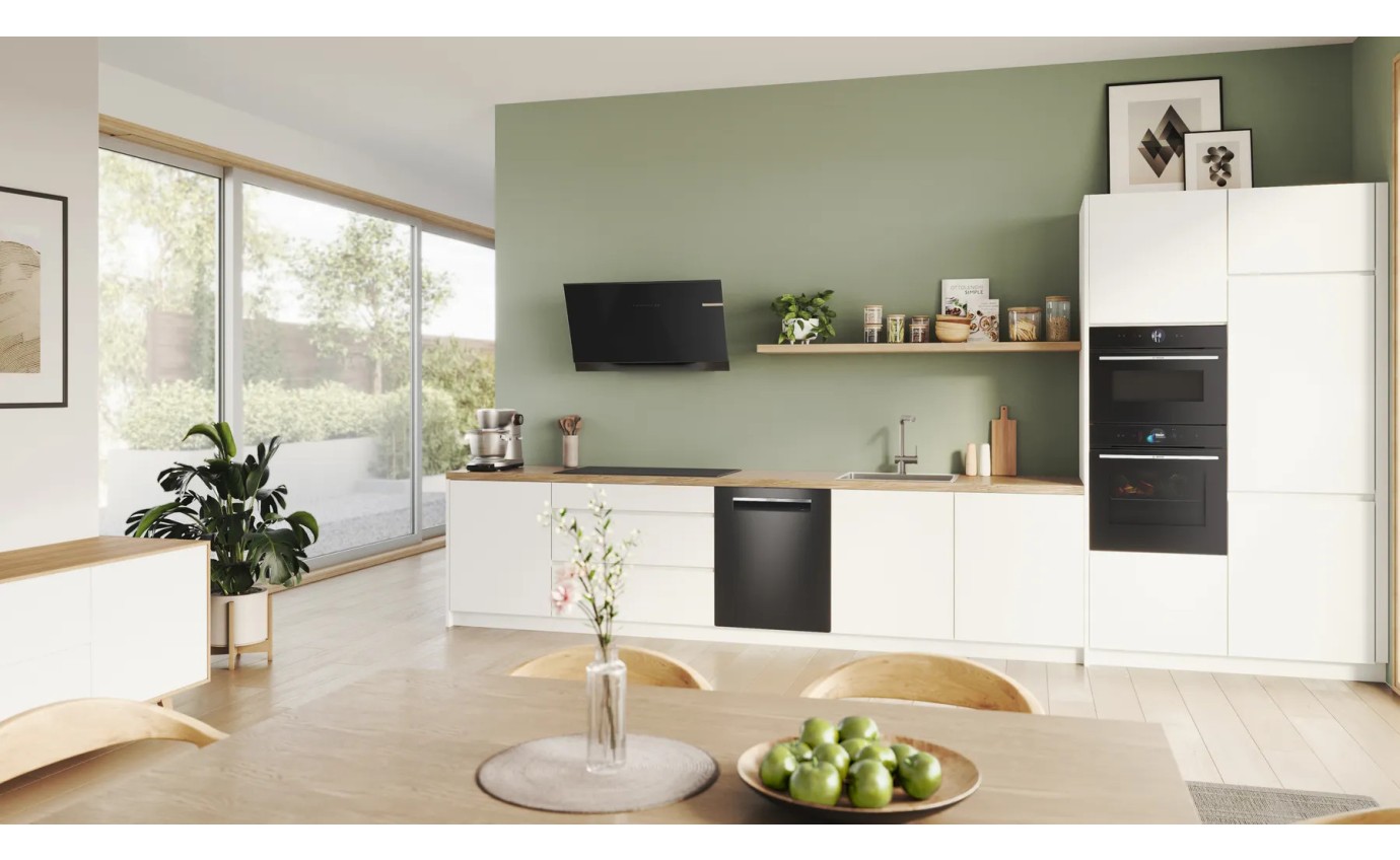 Bosch 60cm Built-Under Dishwasher (Black Inox) SMP6HCB01A