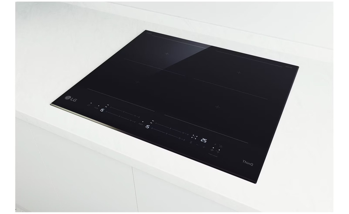 LG 60cm 4 Zone Induction Cooktop BCI607B4BG