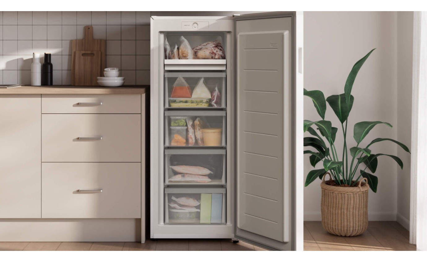 Haier 169L Vertical Freezer (White) HVF170VW