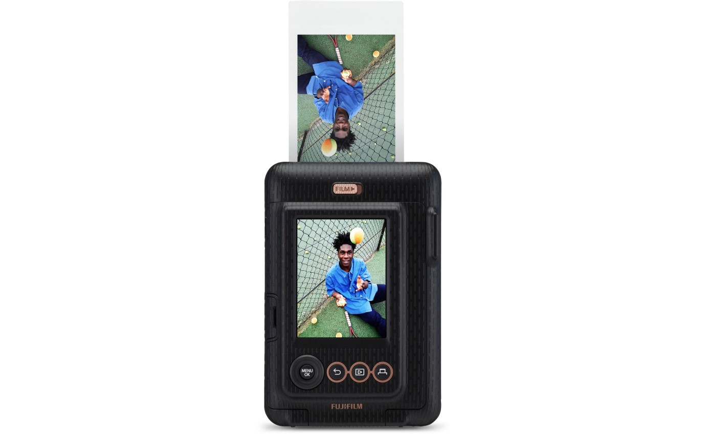 Fujifilm Instax mini LiPlay Instant Film Camera (Elegant Black) 87098