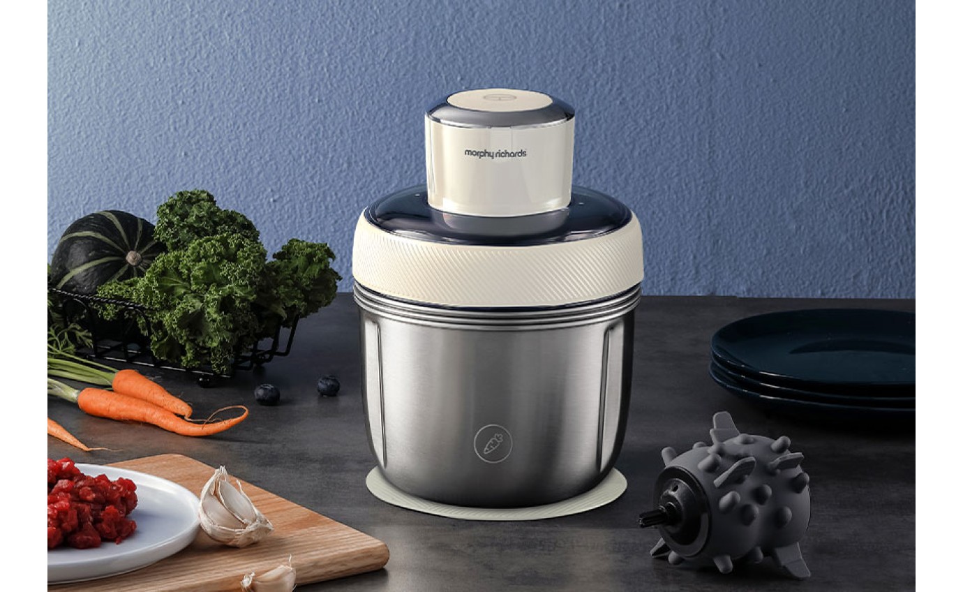 Morphy Richards Stainless Steel Chopper (White) MRCH35WT
