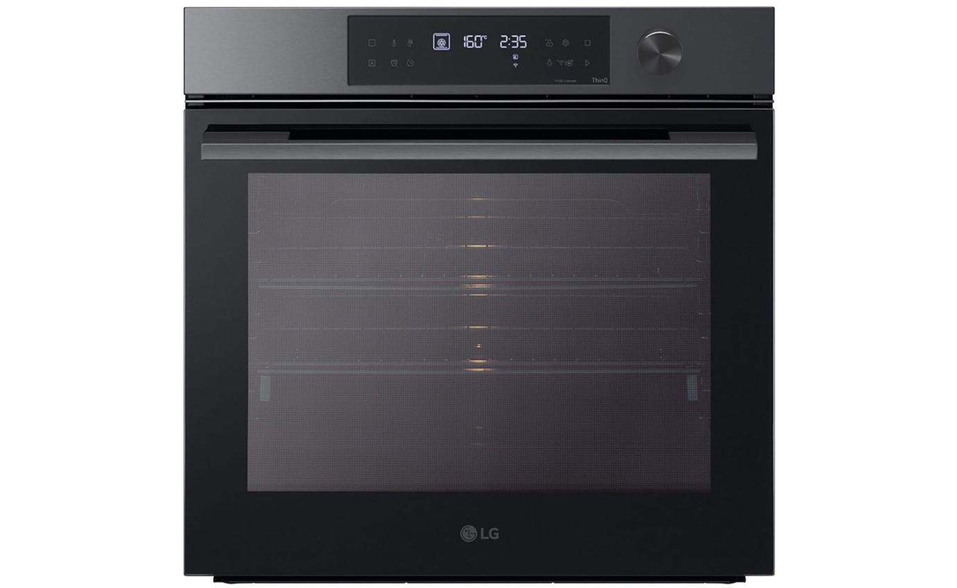 LG 76L InstaView Series 7 Pyrolytic Oven (Black Stainless Steel) BO607G1MB4