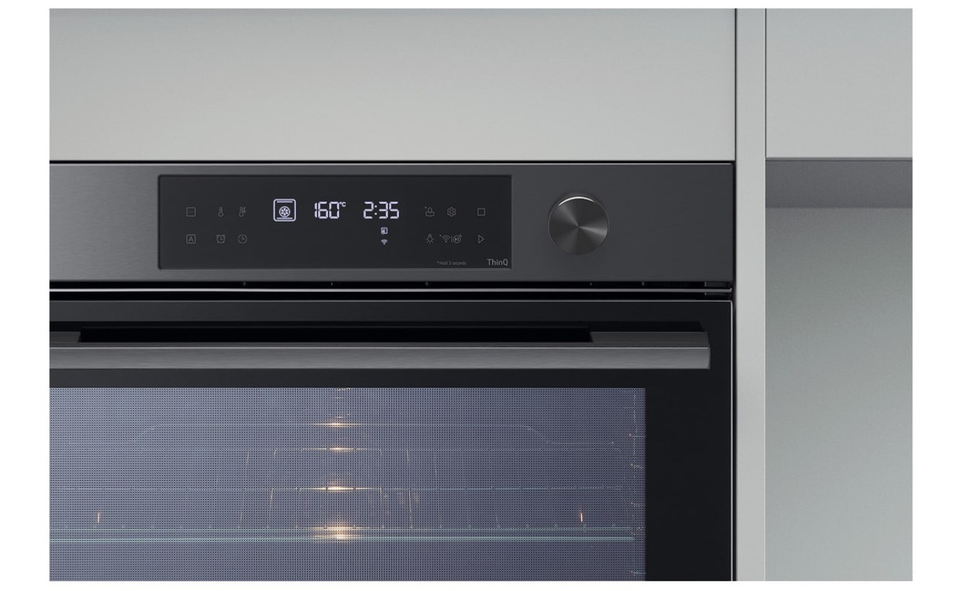LG 76L InstaView Series 7 Pyrolytic Oven (Black Stainless Steel) BO607G1MB4