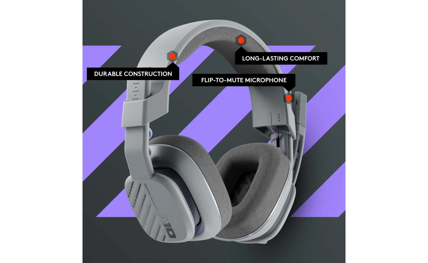 ASTRO Gaming A10 Gen 2 Headset for PC (Ozone/Grey) 939002072