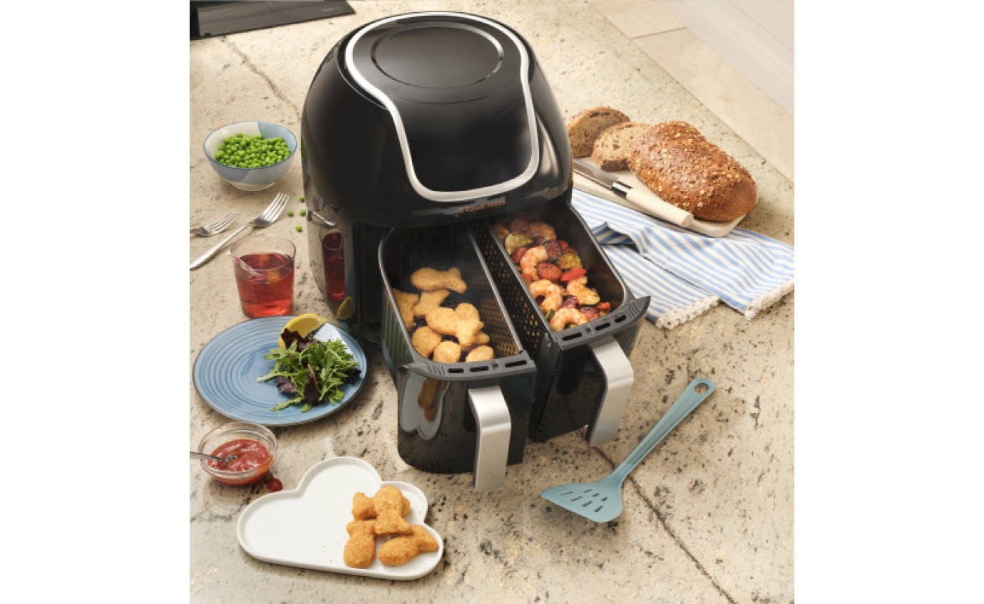 Russell Hobbs Satisfry Snappi Dual Basket Air Fryer RHAF2729S
