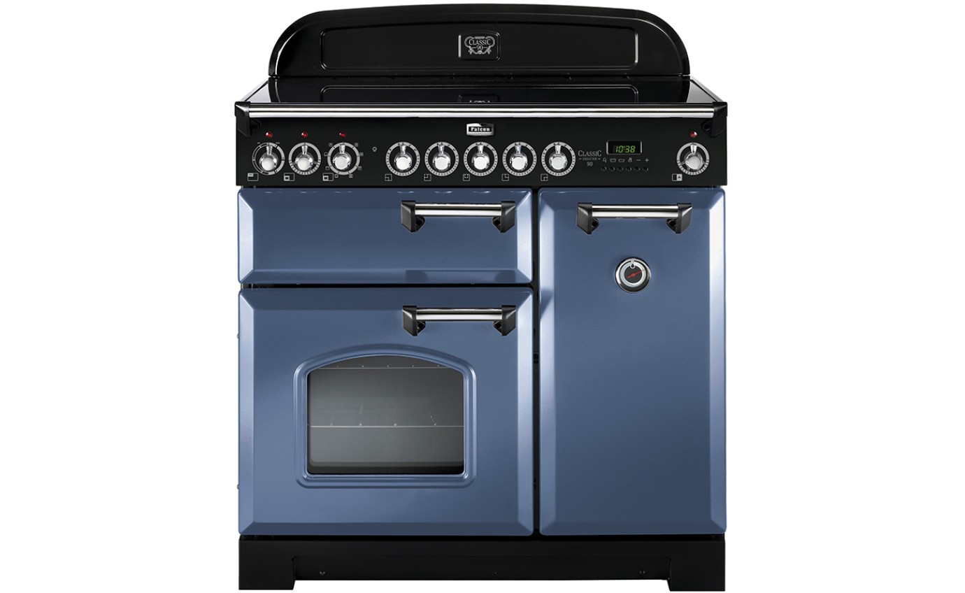 Falcon 90cm Classic Deluxe Induction Cooker (Stone Blue/Chrome) CDL90EISBCH
