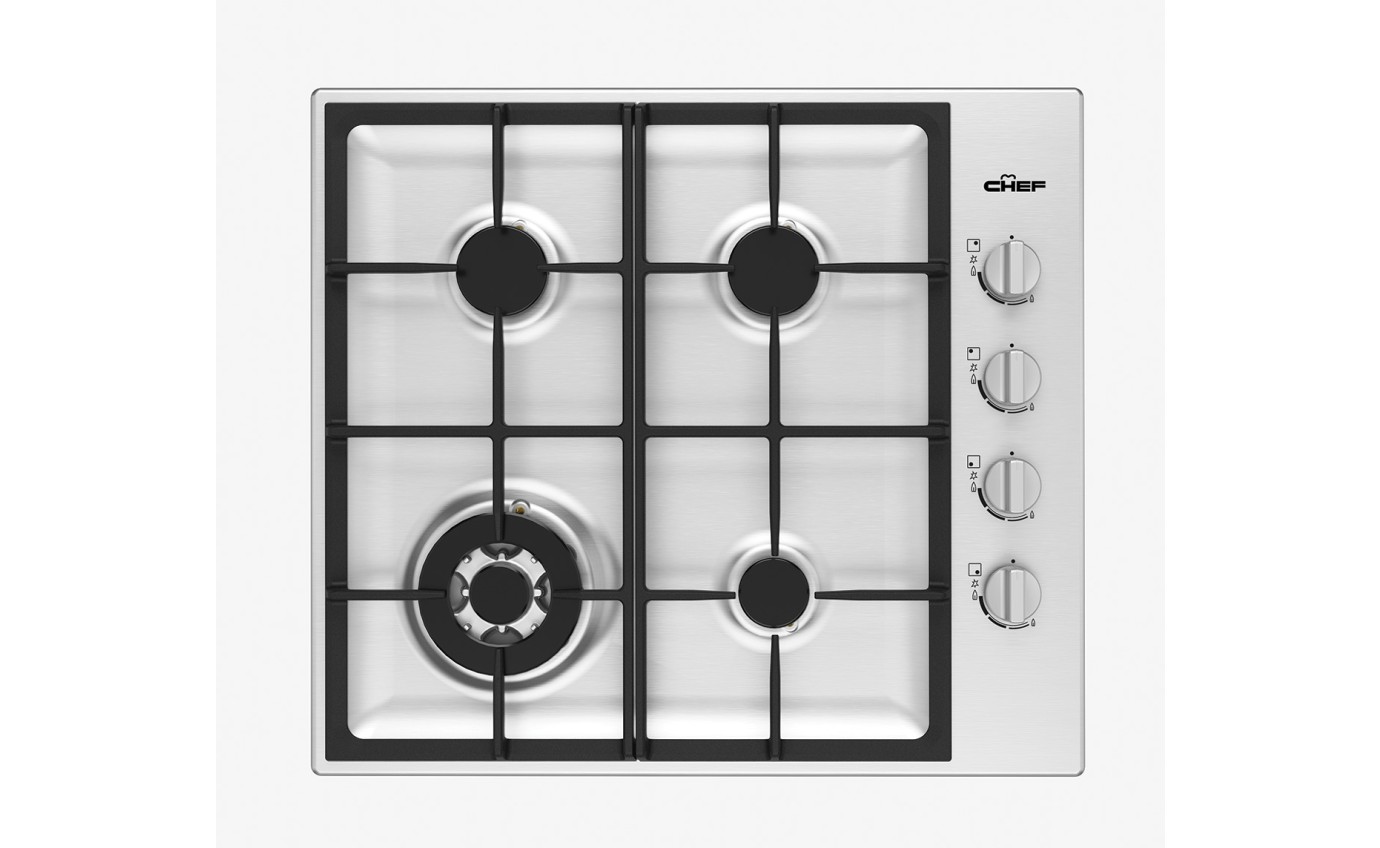 Chef 60cm 4 Burner Gas Cooktop CHG644SC