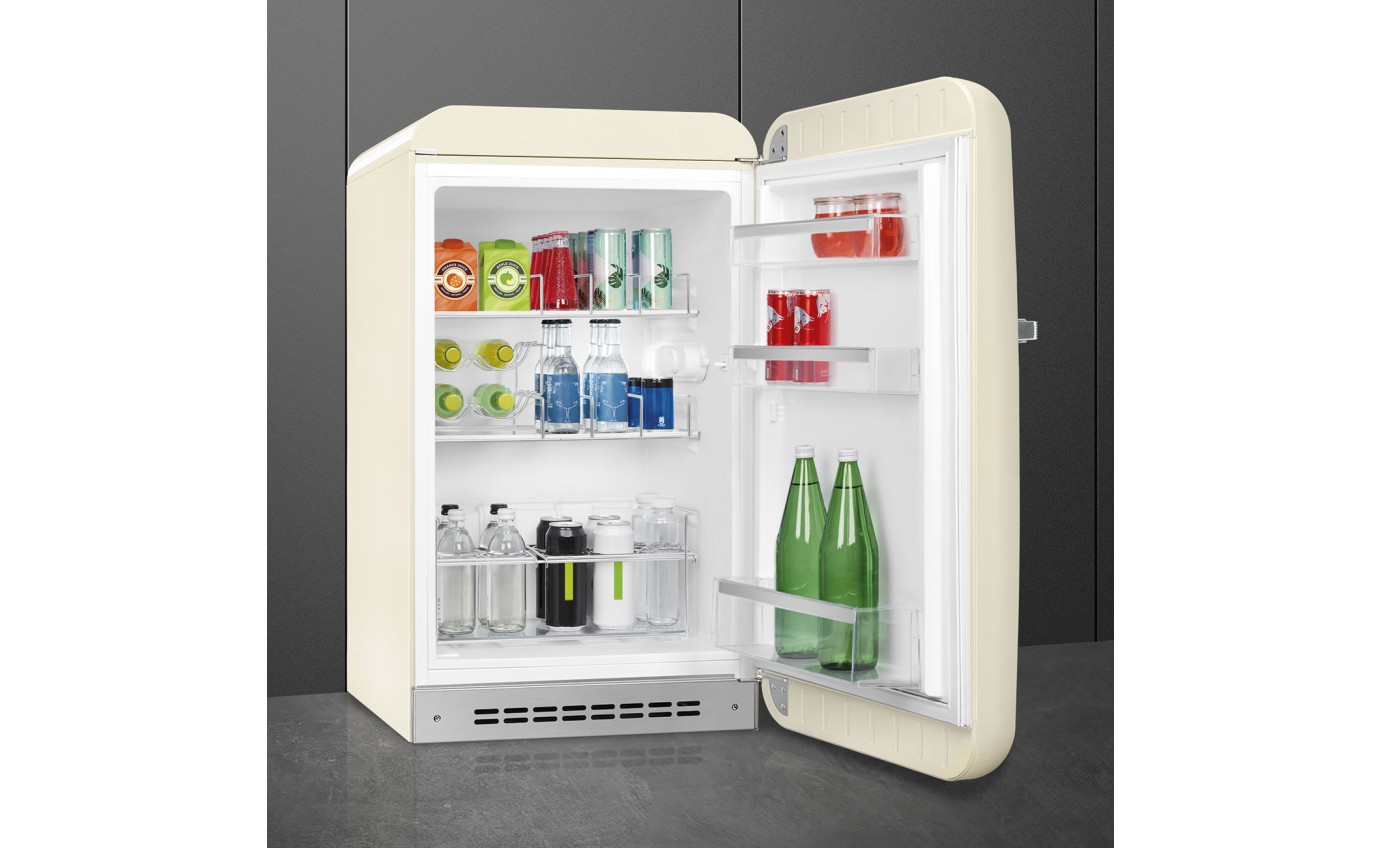 Smeg 135L 50's Style Minibar Refrigerator (Cream) FAB10HRCR6