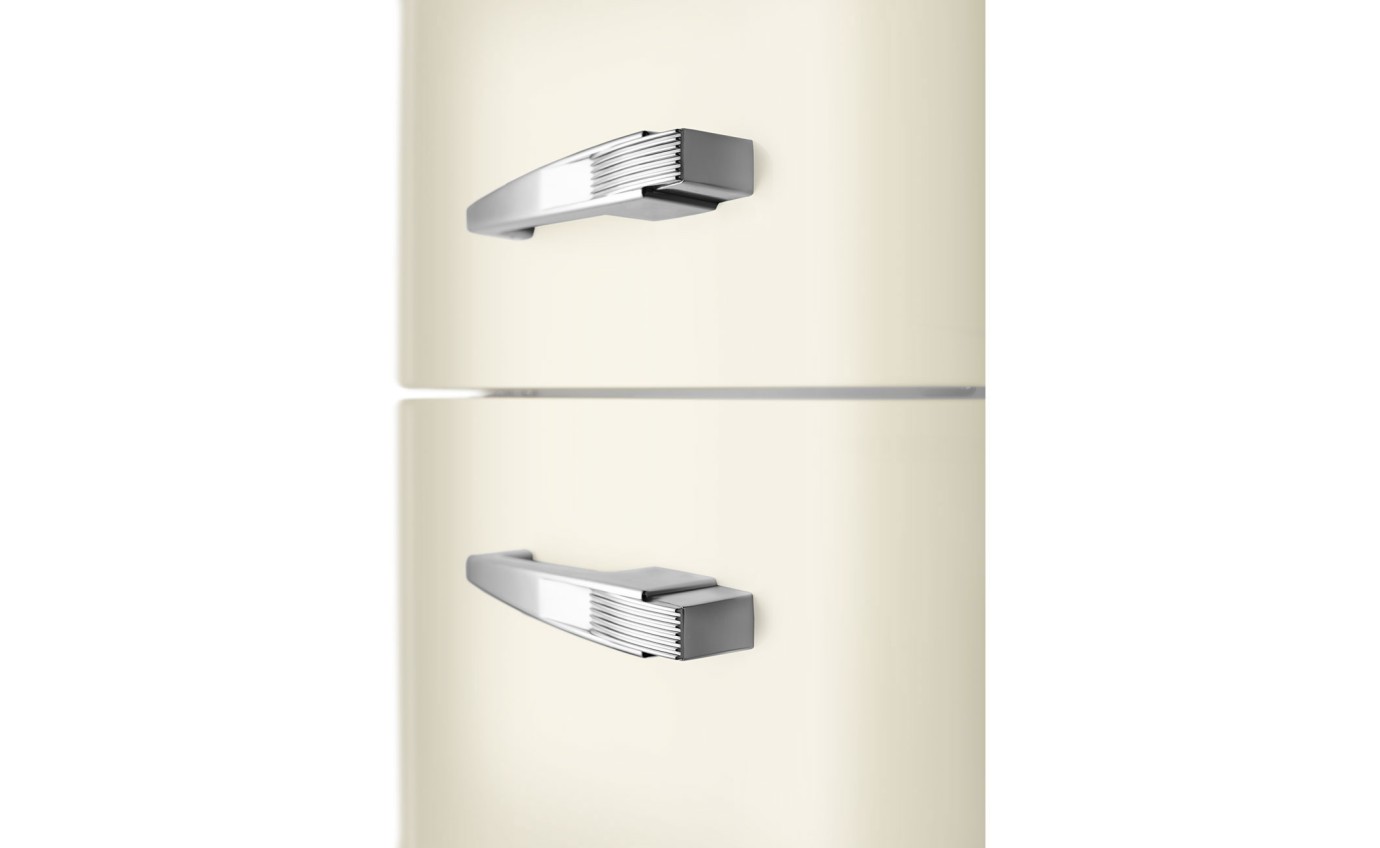 Smeg 331L 50s Style Retro Bottom Mount Fridge (Cream) FAB32LCR5AU