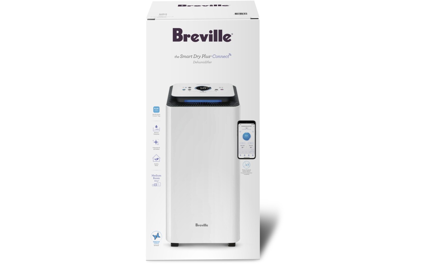 Breville the Smart Dry Plus&trade; Connect Dehumidifier LAD308WHT
