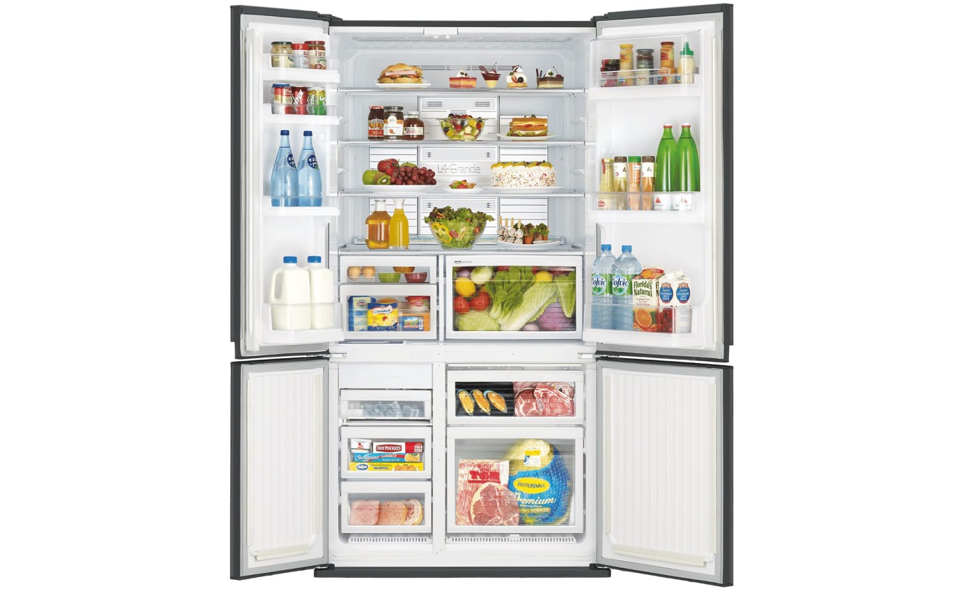 Mitsubishi 635L Quad Door Fridge (Dark Silver) MRLA635ERGDSA
