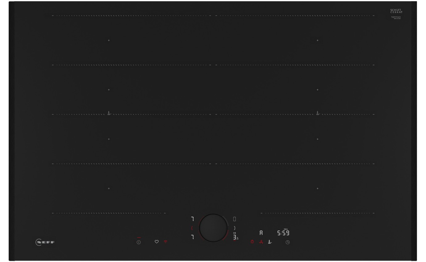 Neff N 90 Flex Induction Cooktop (Deep Black) T68YYY4C0DB