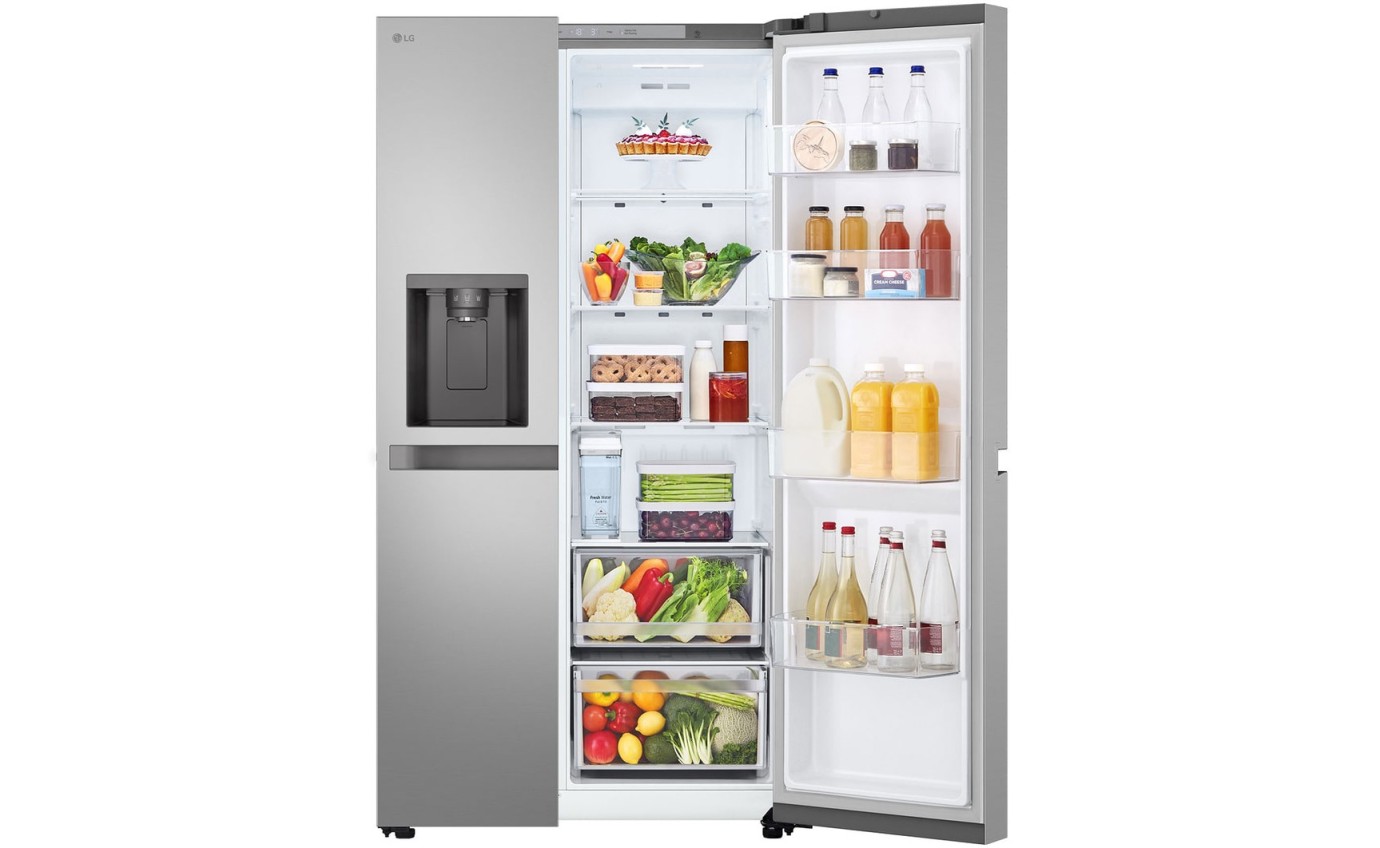 LG 641L Side By Side Fridge (Stainless) GSN599PL