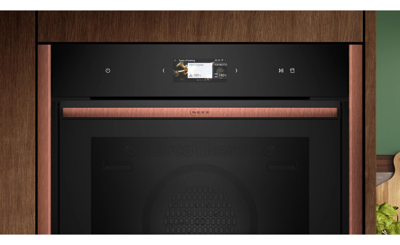 Neff 60cm N 90 Built-in Oven with Steam Function (Deep Black) B69FS5CY0ADB