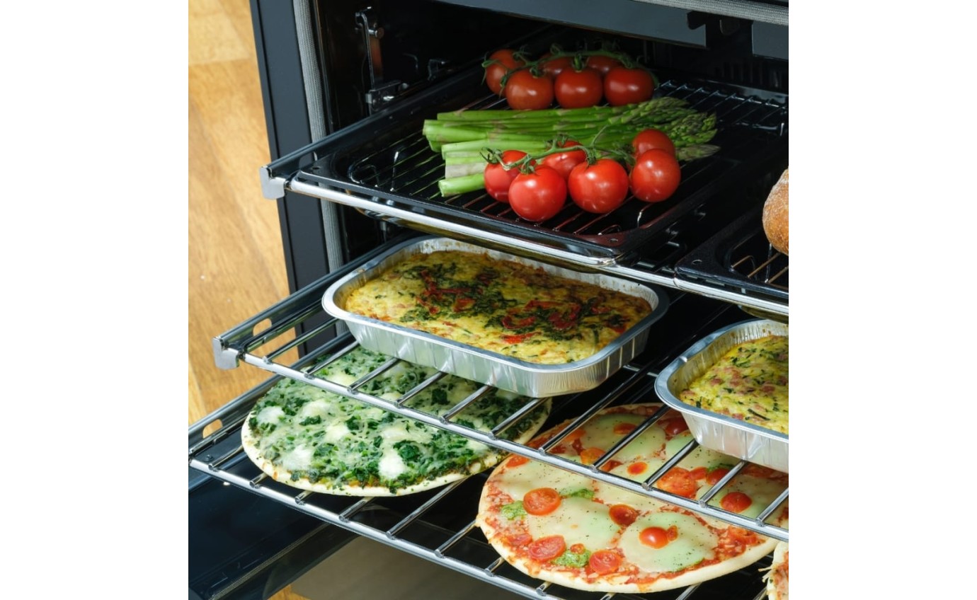 Falcon 90cm Classic FX Induction Freestanding Oven (Black/Chrome) CLA90FXEIBLCH