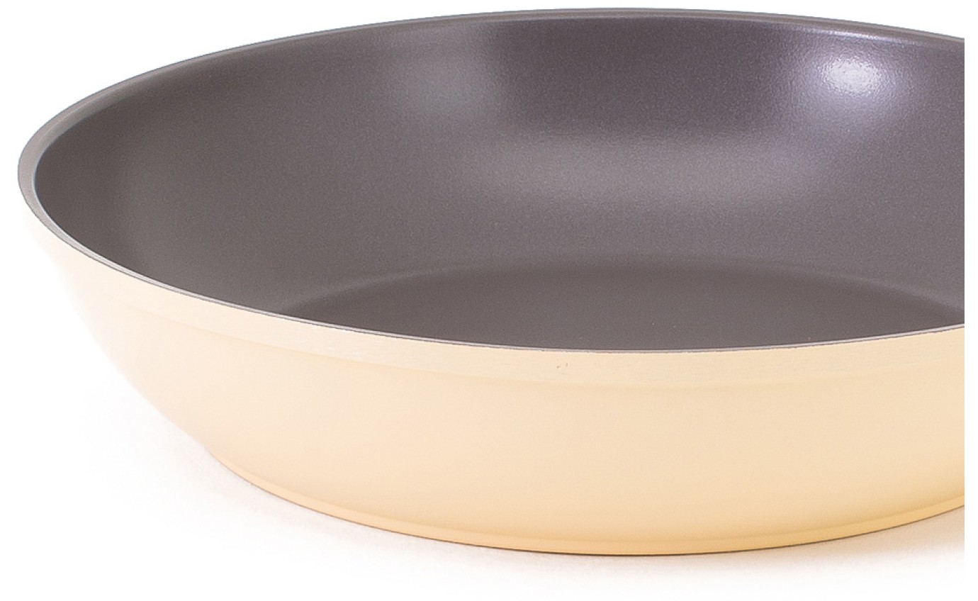 Neoflam 24cm Nature+ Fry Pan Induction (Yellow) CTF24Y