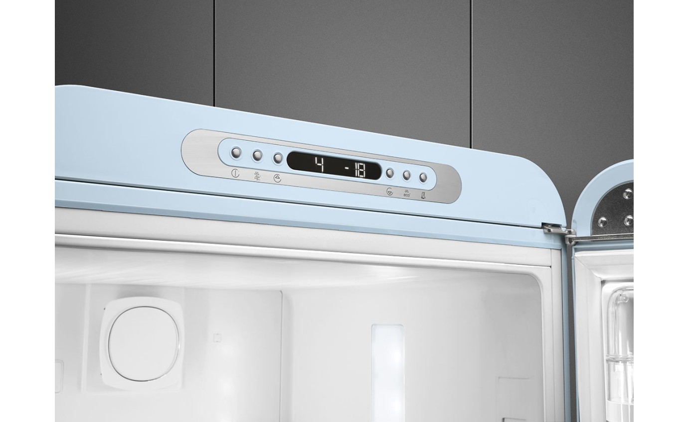 Smeg 331L 50s Style Retro Bottom Mount Fridge (Pastel Blue) FAB32RPB5AU
