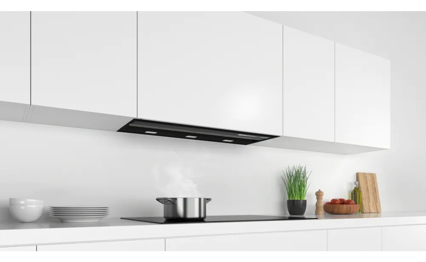 Bosch 90cm Series 6 Integrated Design Rangehood (Black) DBB97AM60A