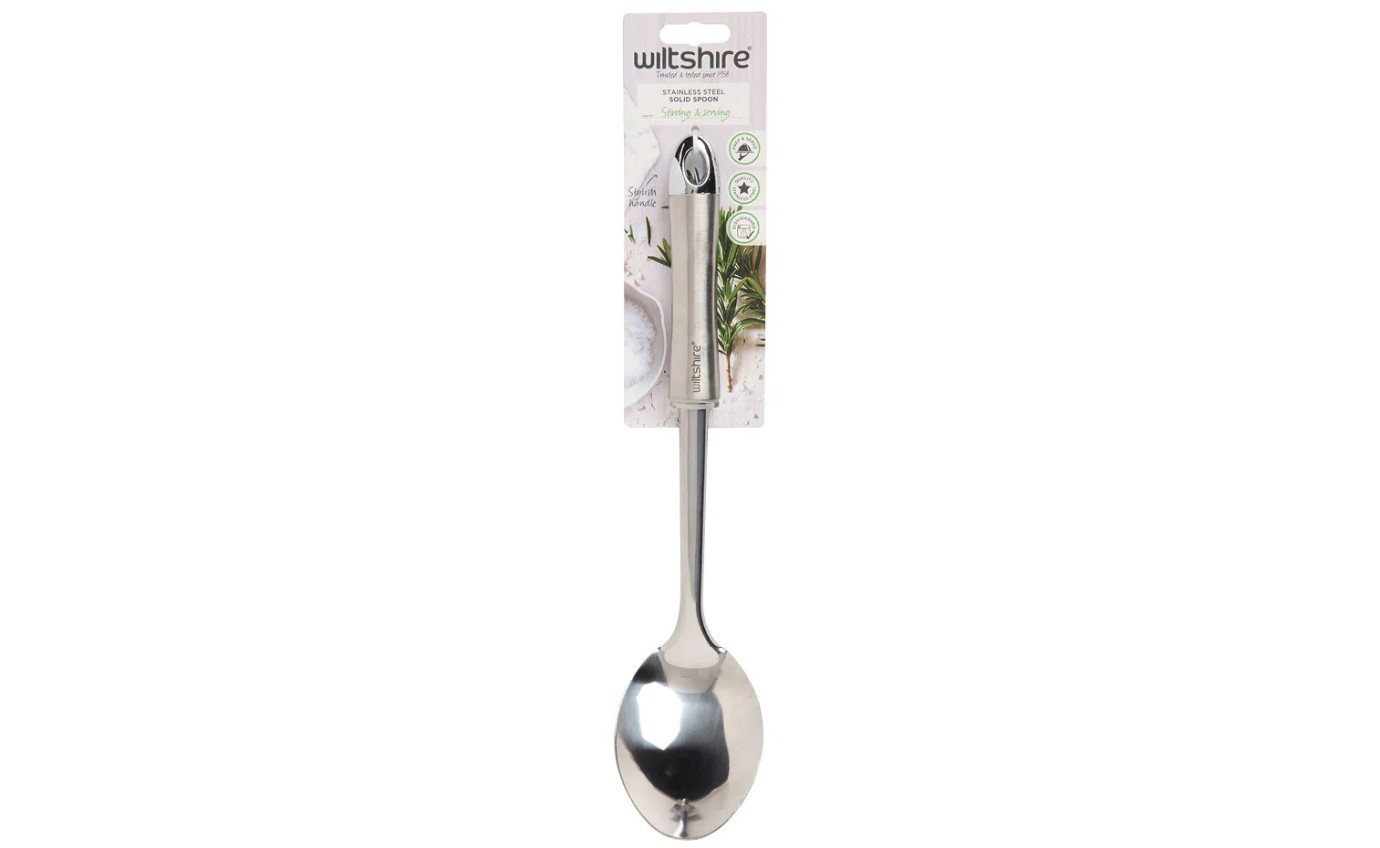 Wiltshire Industrial Stainless Steel Solid Spoon 43750