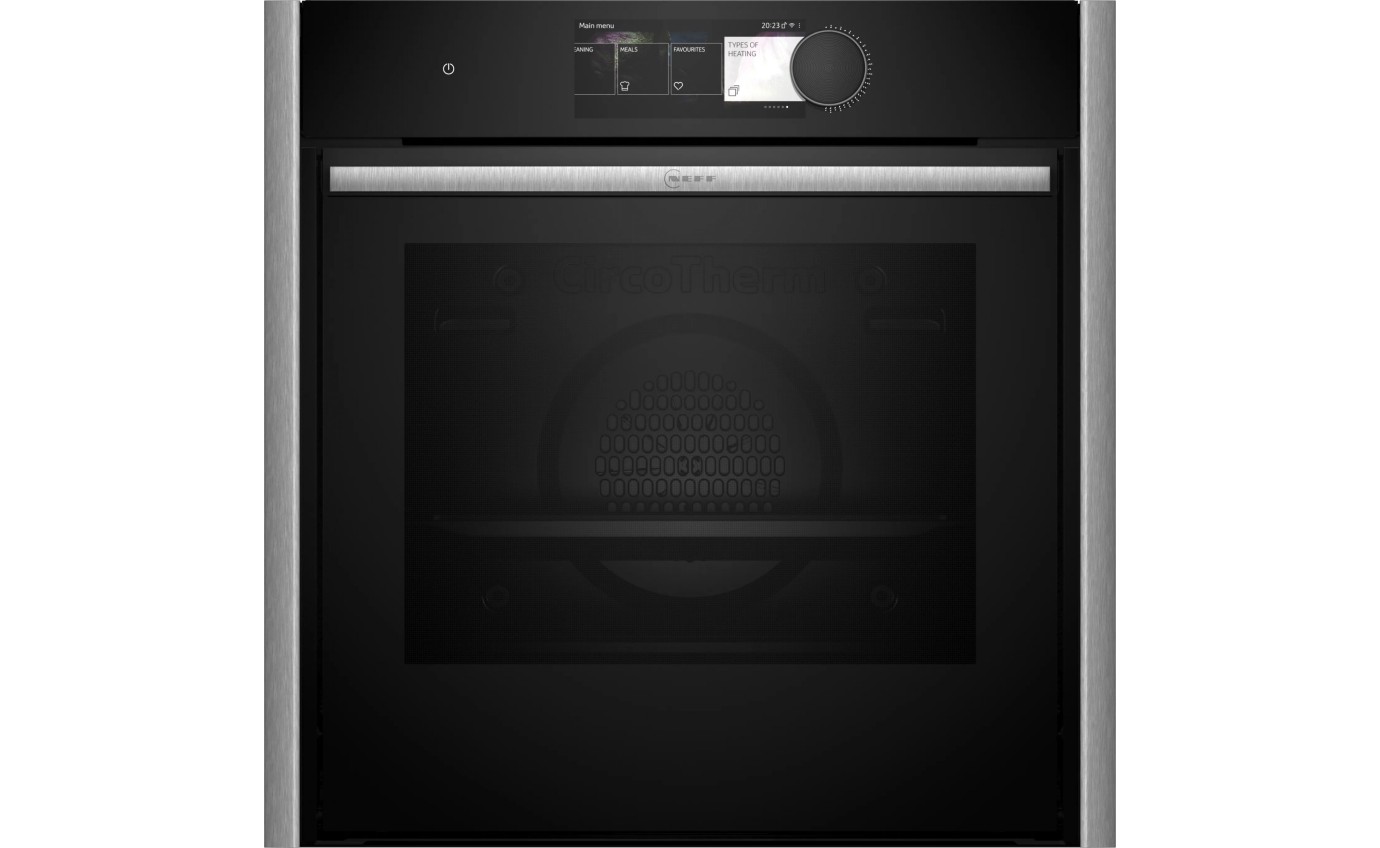Neff 60cm N 90 Built-in Oven with Steam Function (Metallic Silver) B69FY5CY0AMS