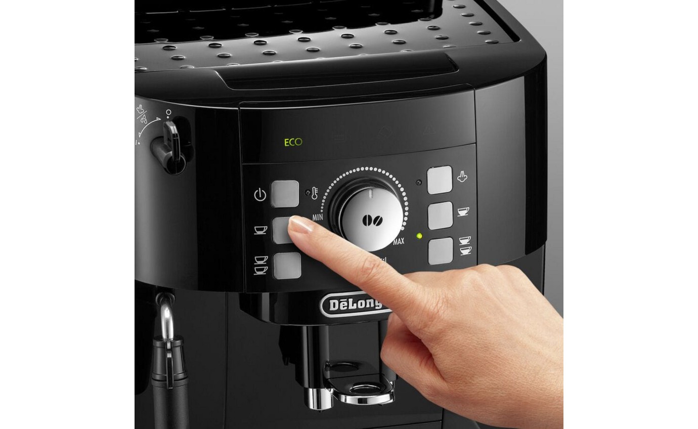 DeLonghi Magnifica S Black Fully Automatic Coffee Machine (Black) ECAM12122B