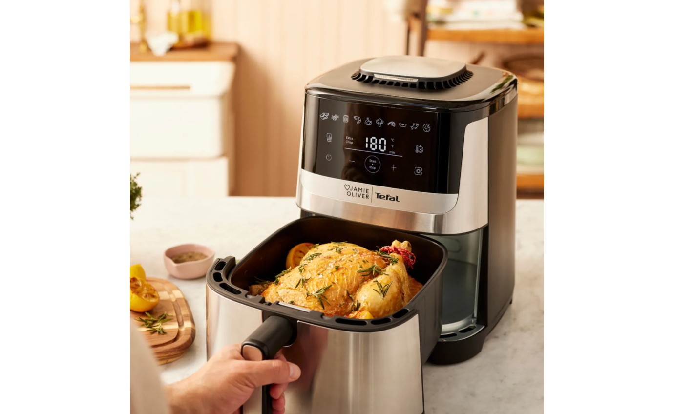 Tefal Jamie Oliver Quiet & Easy Air Fryer EY55JD