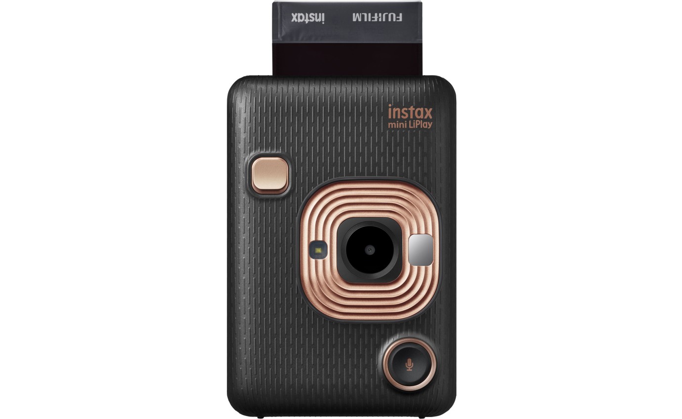 Fujifilm Instax mini LiPlay Instant Film Camera (Elegant Black) 87098
