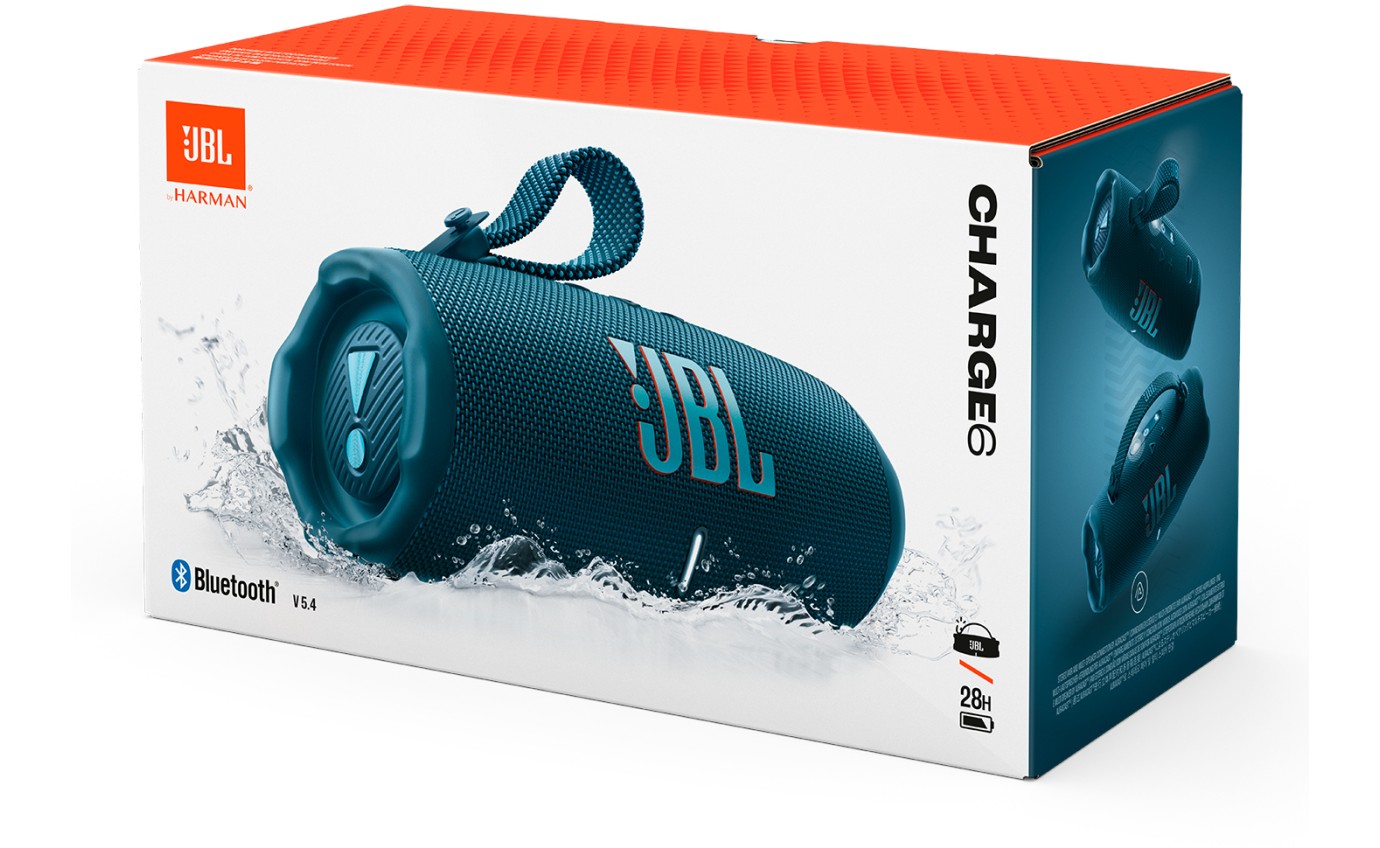 JBL Charge 6 Portable Speaker (Blue) JBLCHARGE6BLU / 6494045