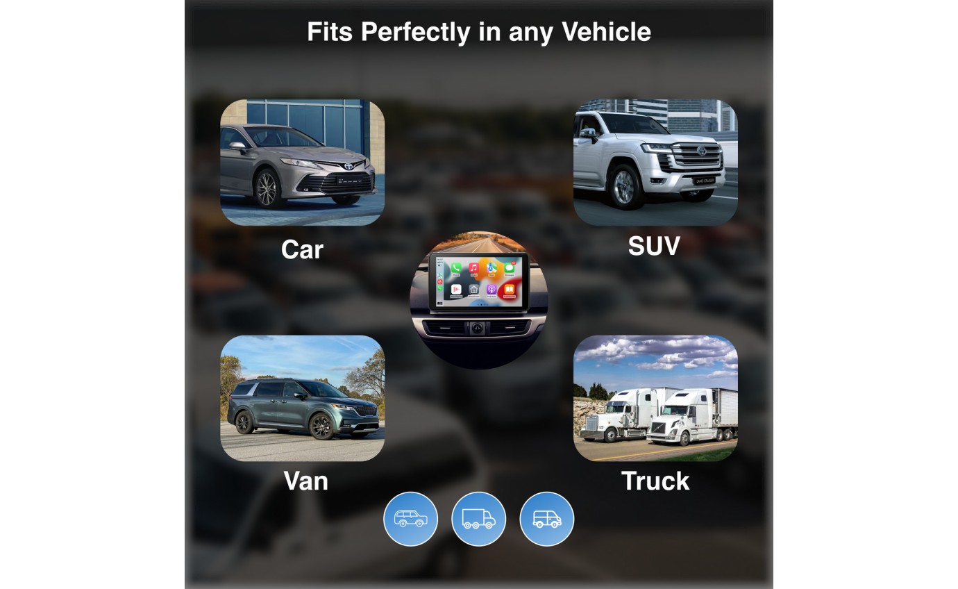 Laser 7 inch Portable CarPlay Android Auto Touchscreen NAVC7CP931