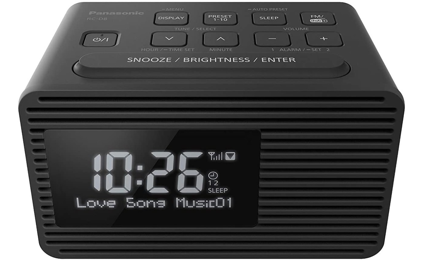 Panasonic DAB+/FM Clock Radio RCD8GNK