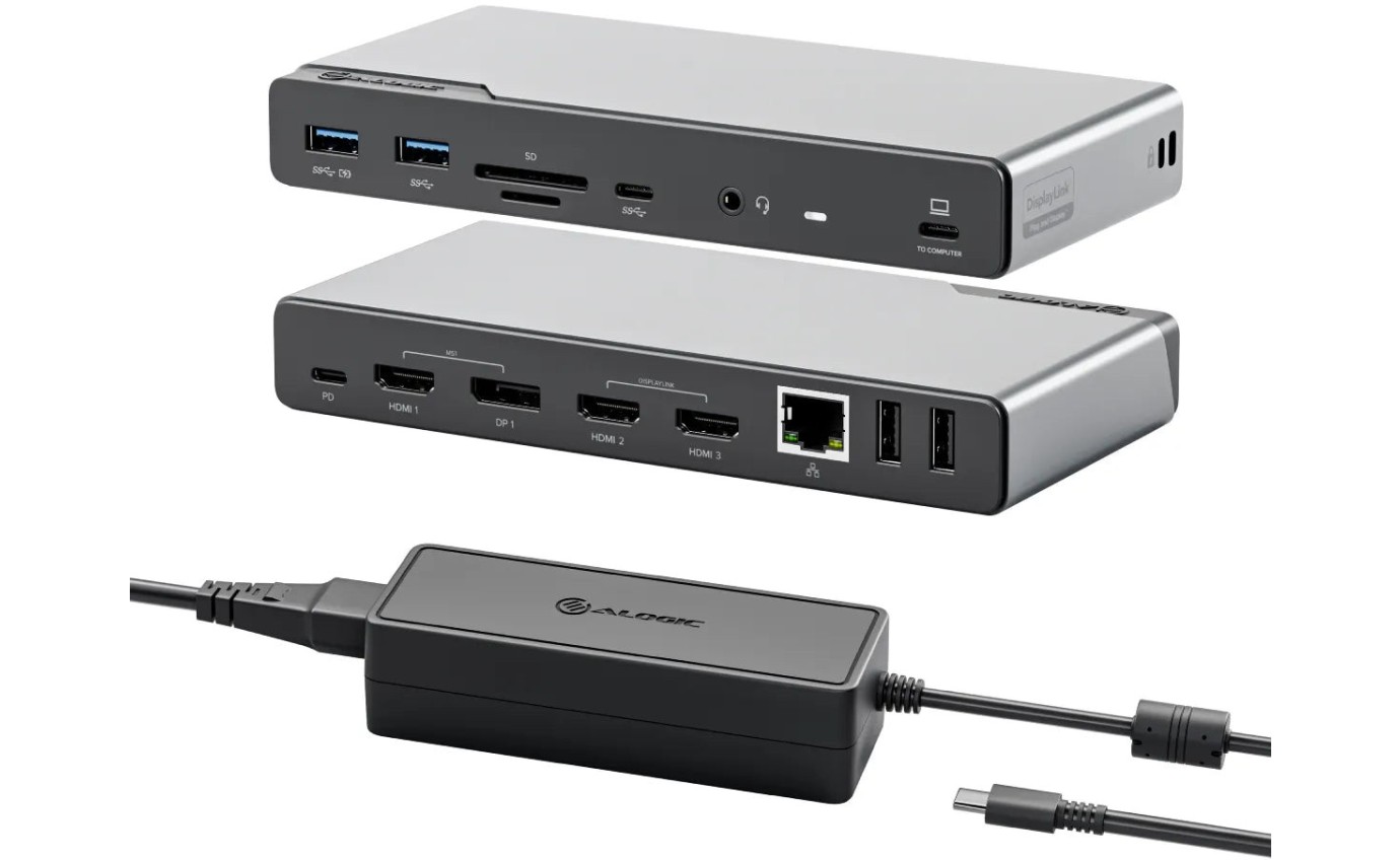 ALOGIC DV4 Universal Quad Display Docking Station DUCDV4KIT1