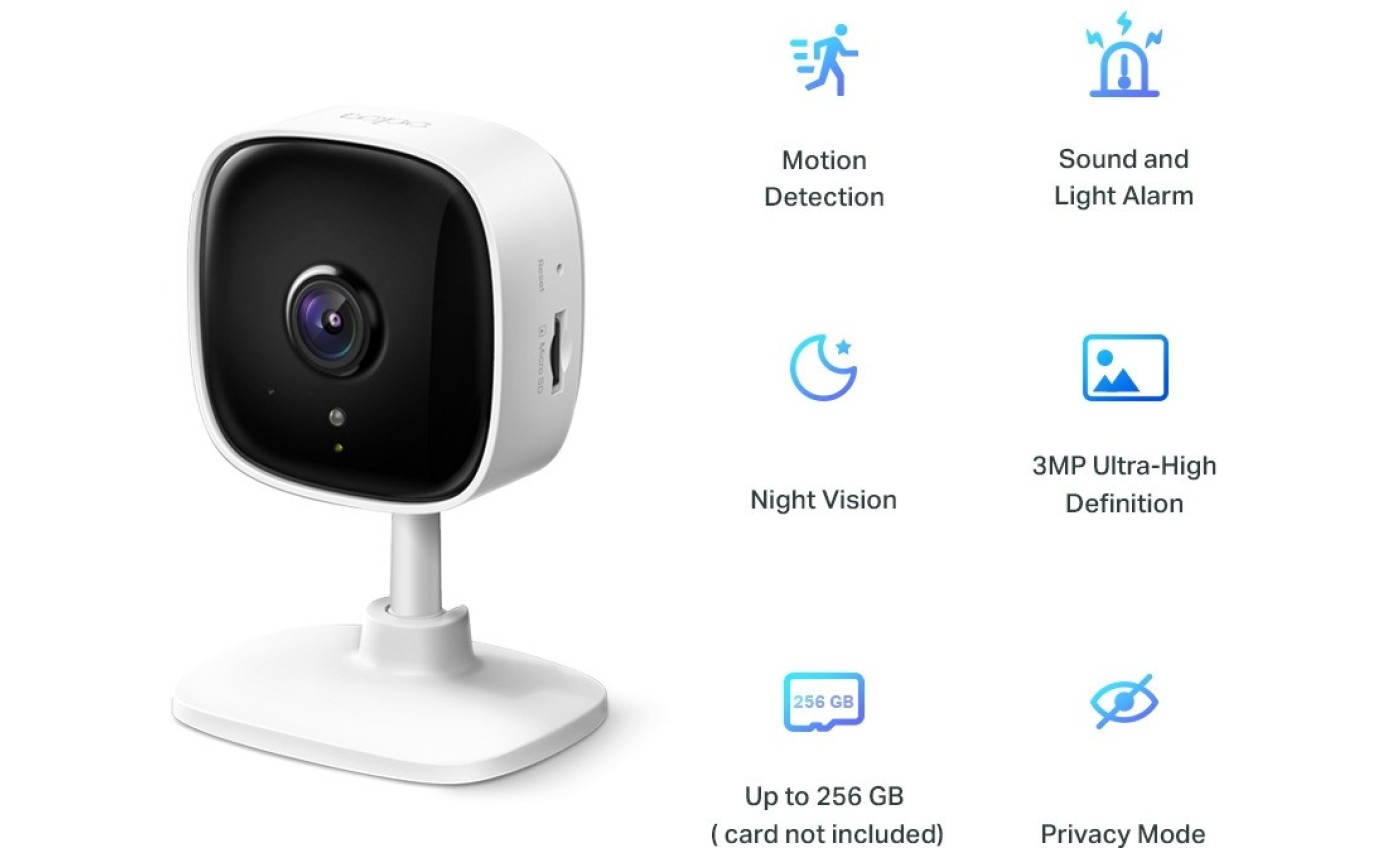 Tapo 2K Home Security Wi-Fi Camera TAPOC110