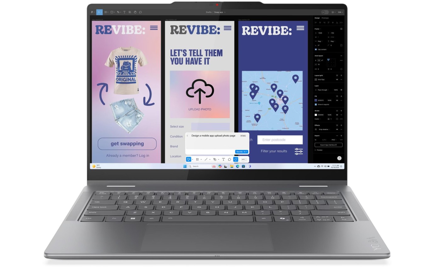 Lenovo 14 inch Yoga 7 2-in-1 OLED Intel Core Ultra 5 226V 16GB RAM 512GB W11H + Pen 83JQ000DAU