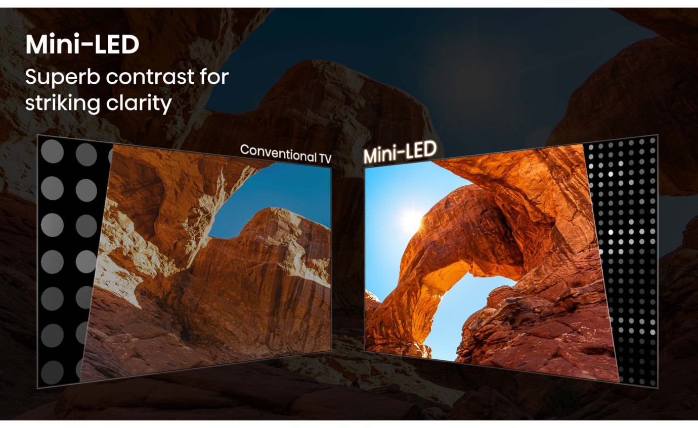 Hisense 65 inch U6QAU Pro ULED Mini LED 4K 144Hz Smart TV 65U6QAUPRO