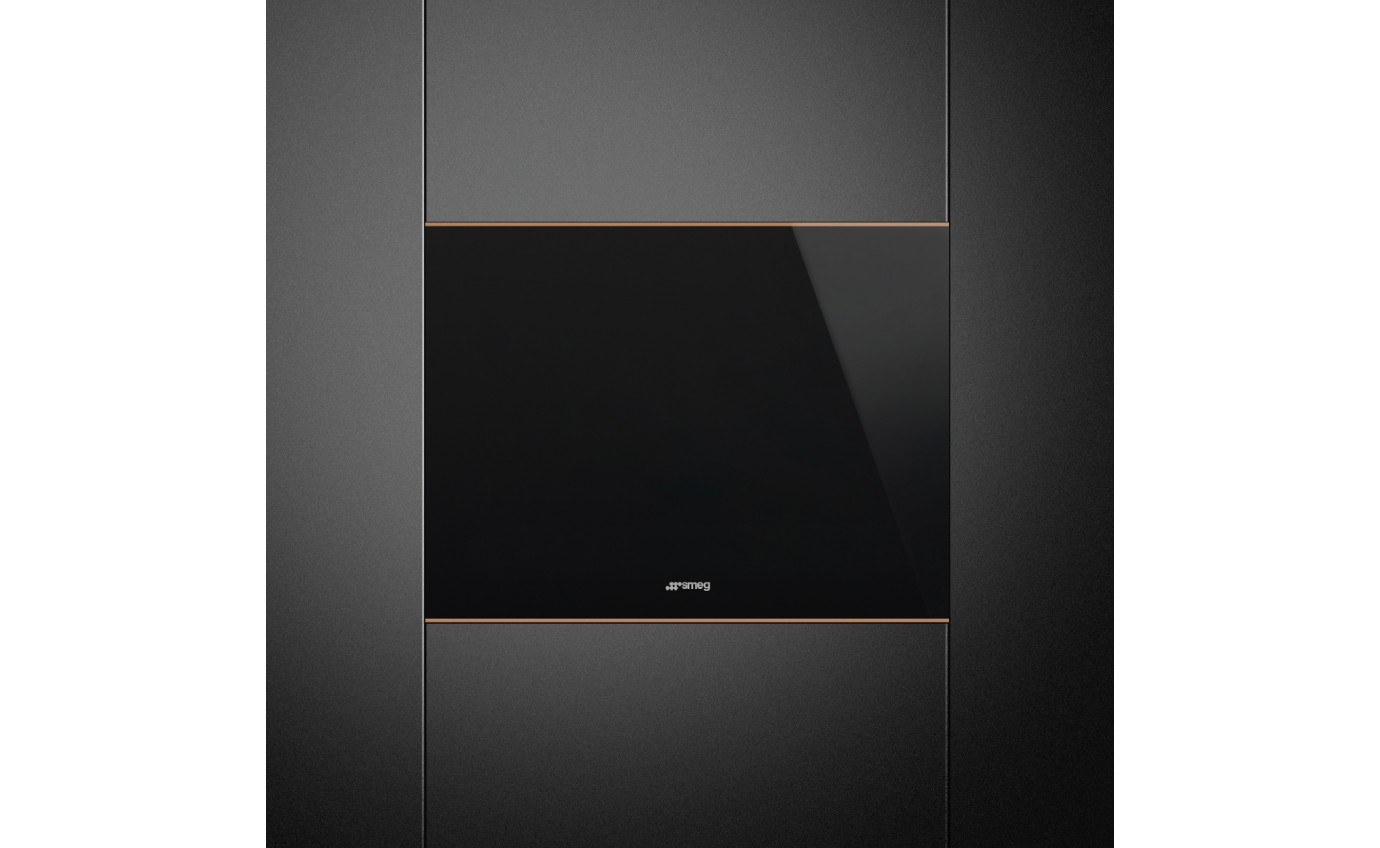 Smeg 45cm Dolce Stil Novo Built-In Wine Cooler (Black) CVI621NR3