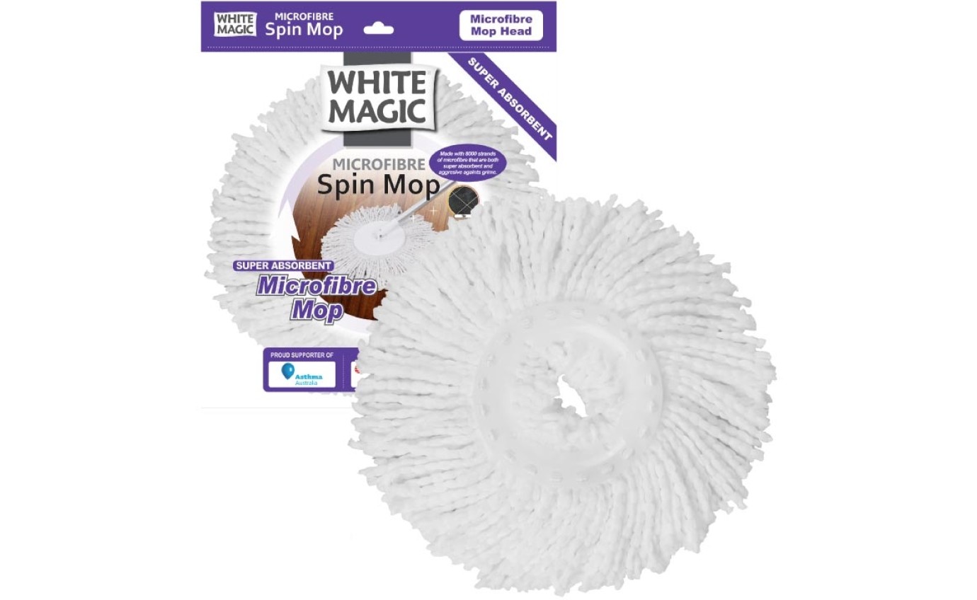 White Magic Microfibre Mop Head SMRWM