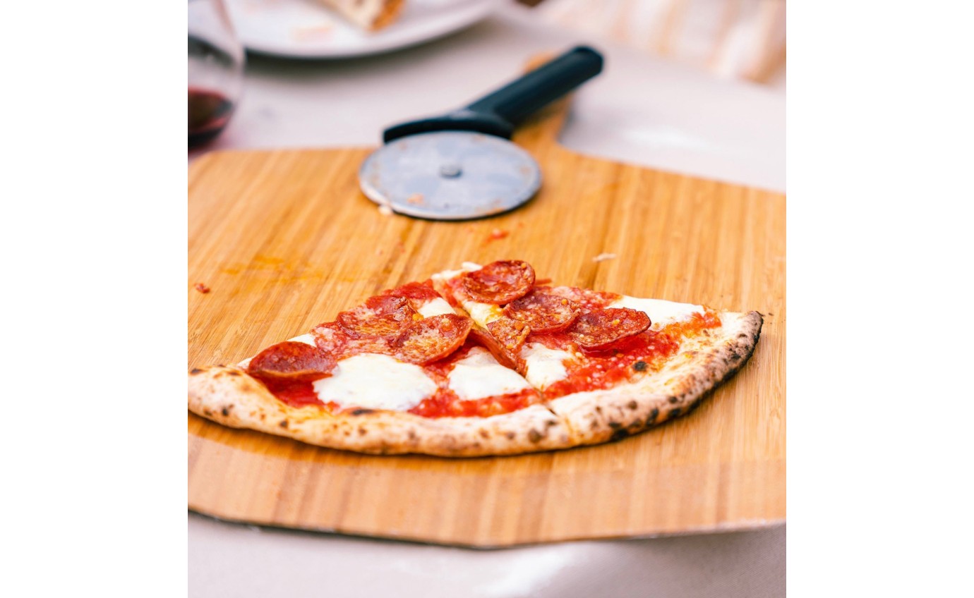 Ooni 12 inch Bamboo Pizza Peel & Serving Board UUP08200