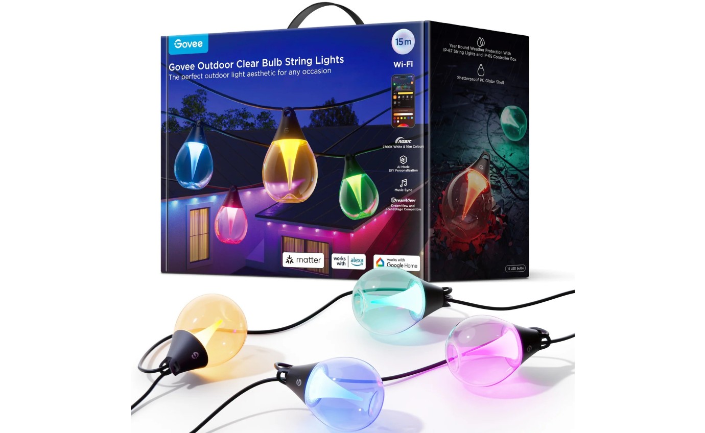 Govee Outdoor String Lights IP67 15m H7025EB1