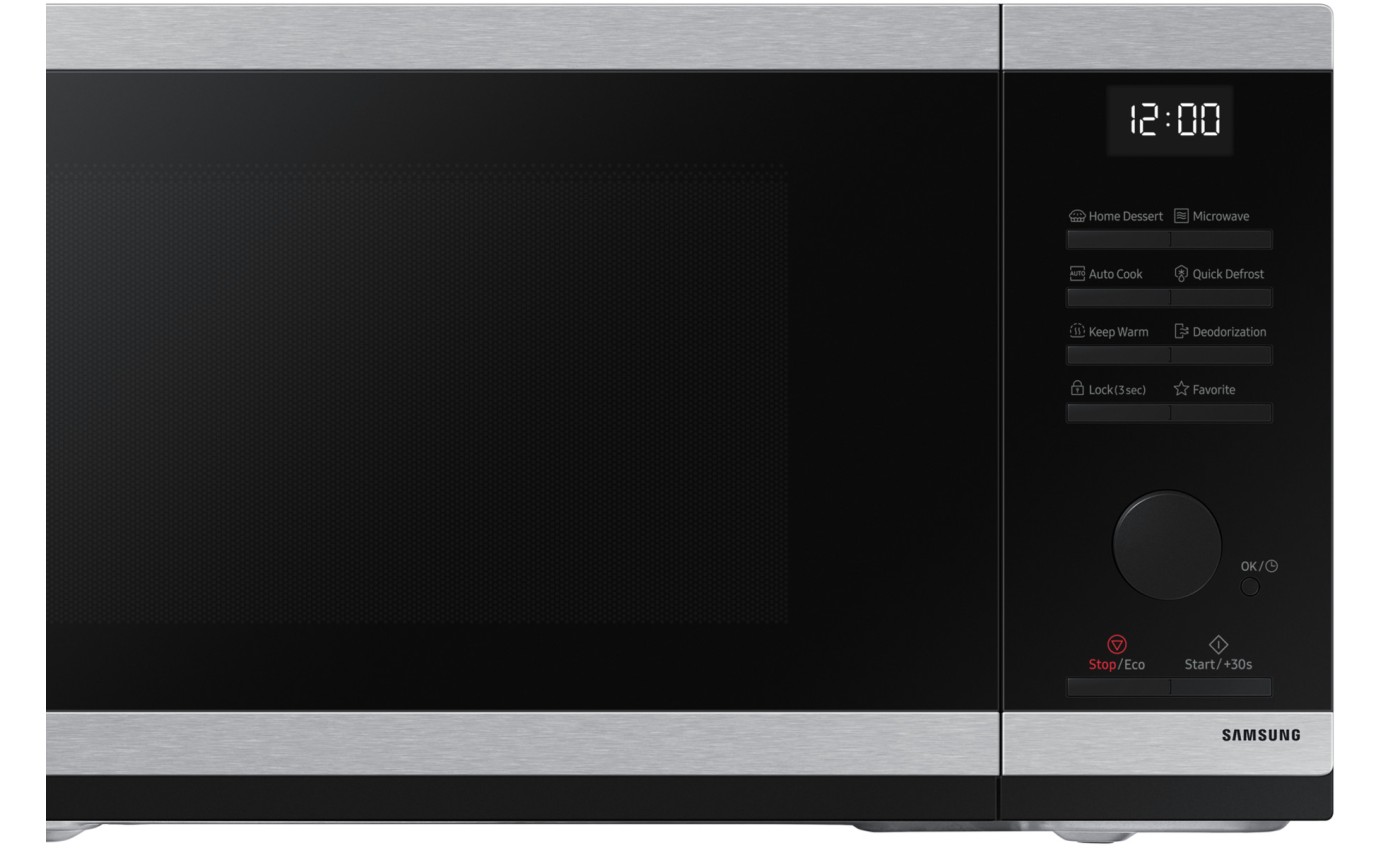 Samsung 23L 800W Microwave with Dial & Button Control (Stainless Steel) MS23DG4504AT