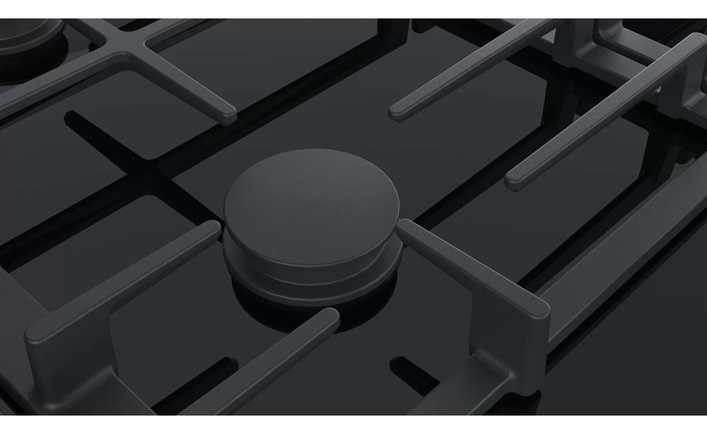 Bosch 90cm Gas on Glass Cooktop (Black) PRS9A6L70A