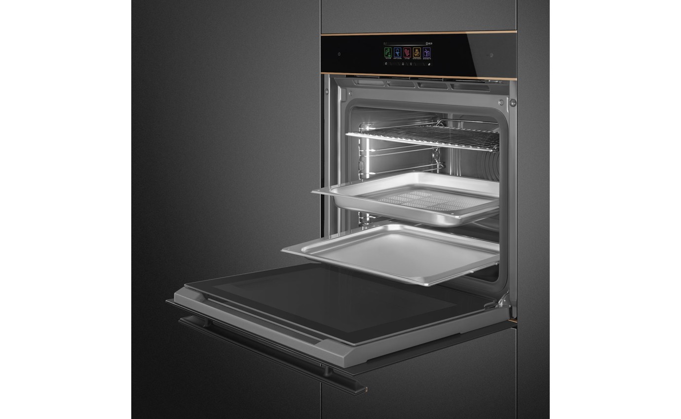 Smeg 60cm Dolce Stil Novo Combi-Steam Oven with Vapour Clean - Copper SOA6606WS4PNR