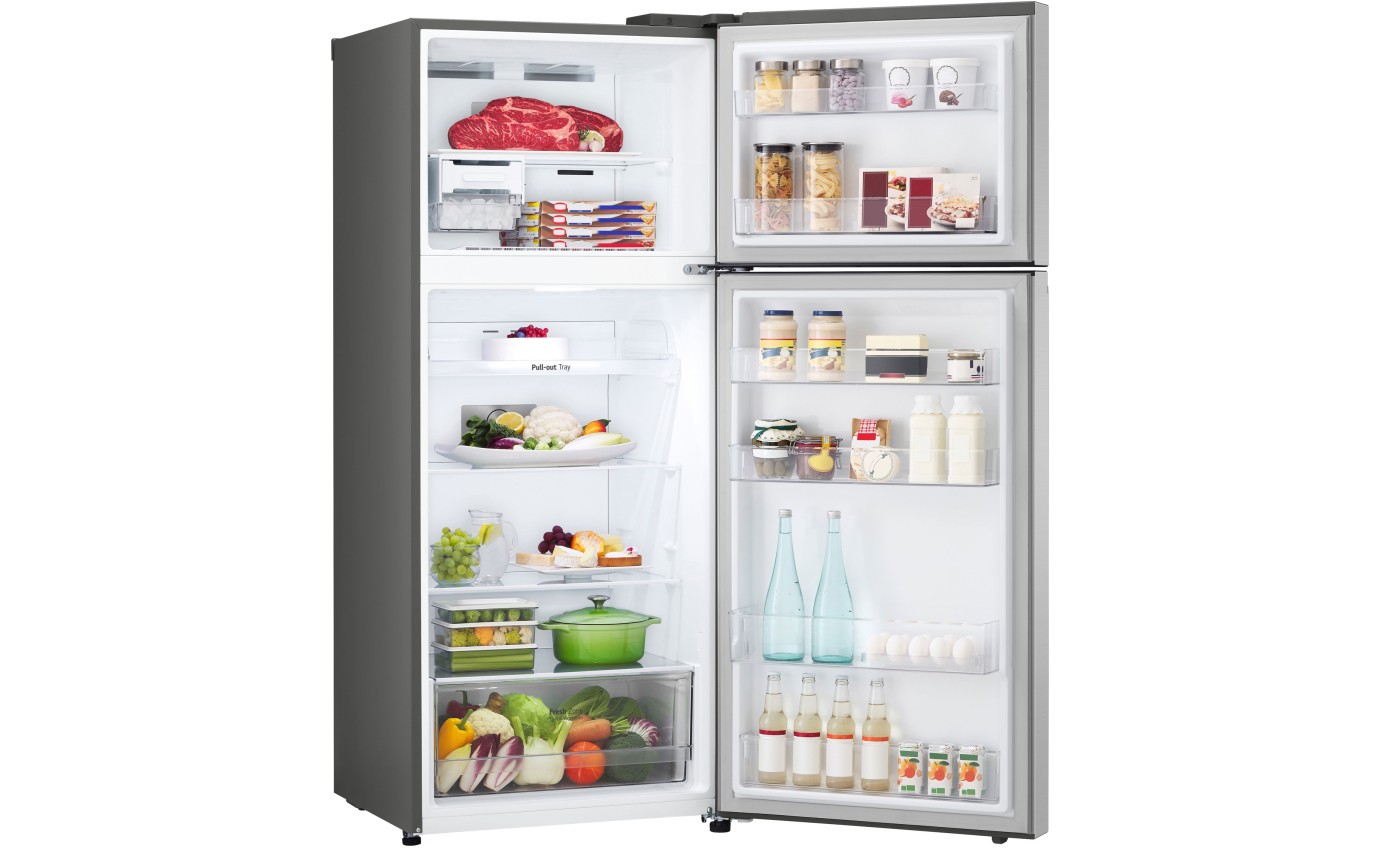 LG 375L Top Mount Fridge (Stainless Steel) GT5S
