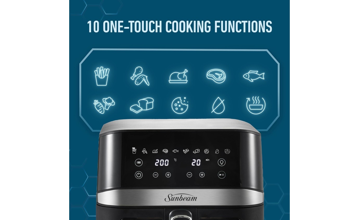 Sunbeam 6L Alinea Pro DiamondForce™ Air Fryer AFP4550DF